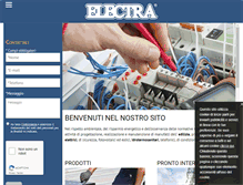 Tablet Screenshot of electrasrltaranto.com